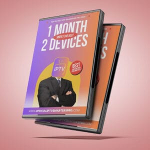 1 MONTH 2 DEVICES - IPTV SMARTERS PRO SUBSCRIPTION