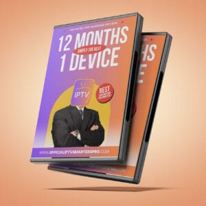 12 MONTHS 1 DEVICE - IPTV SMARTERS PRO SUBSCRIPTION