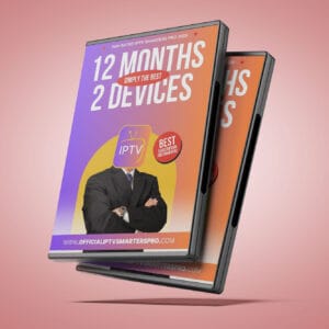 12 MONTHS 2 DEVICES - IPTV SMARTERS PRO SUBSCRIPTION