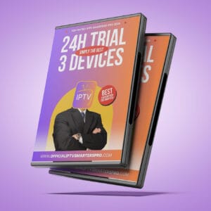 24H TRIAL 3 DEVICES - IPTV SMARTERS PRO SUBSCRIPTION