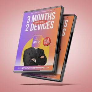 3 MONTHS 2 DEVICES - IPTV SMARTERS PRO SUBSCRIPTION